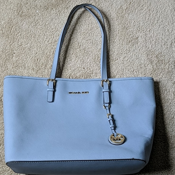 Michael Kors Handbags - Light Blue Michael Kors Tote